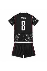 Kanada Ismael Kone #8 Jalkapallovaatteet Lasten Vieraspeliasu MM-kisat 2026 Lyhythihainen (+ Lyhyet housut)